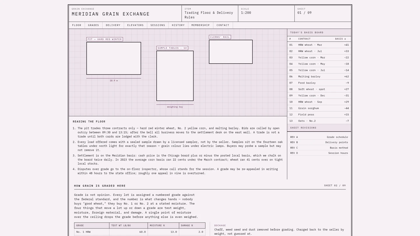Reference B for Task 35: Dense technical grid